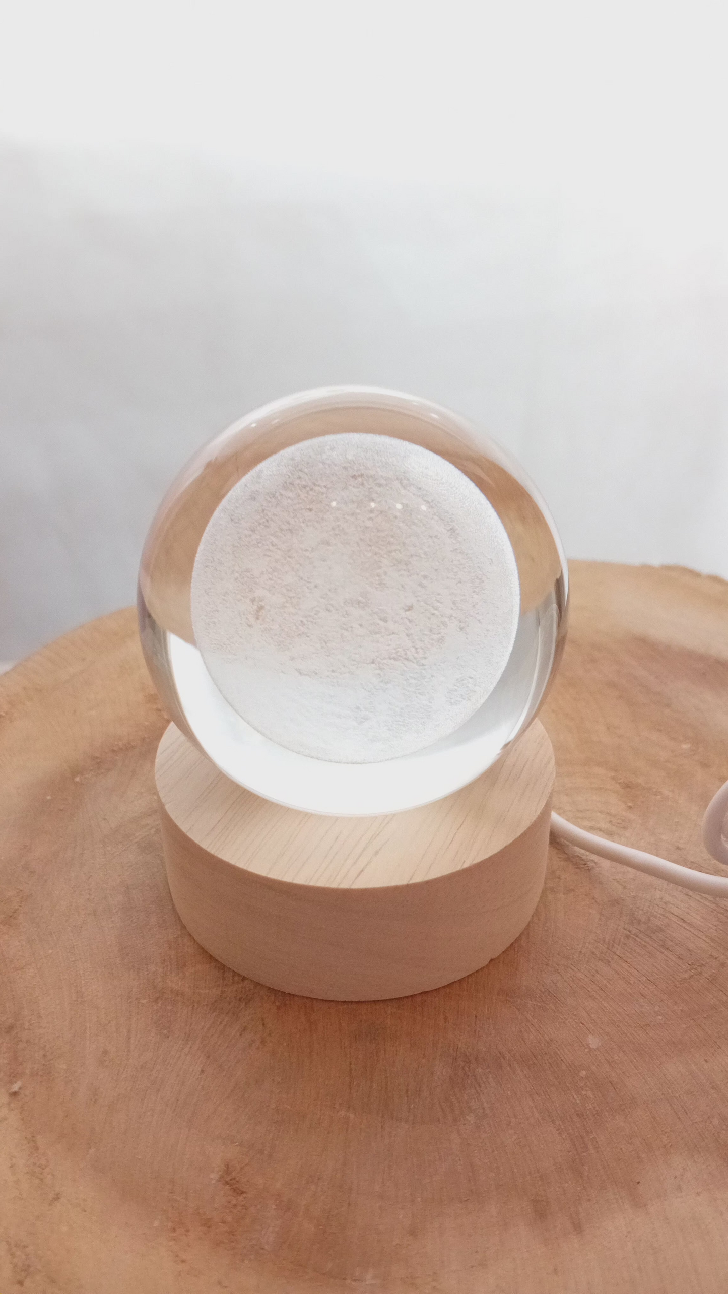 Lámpara de Luna – Luz que Abraza