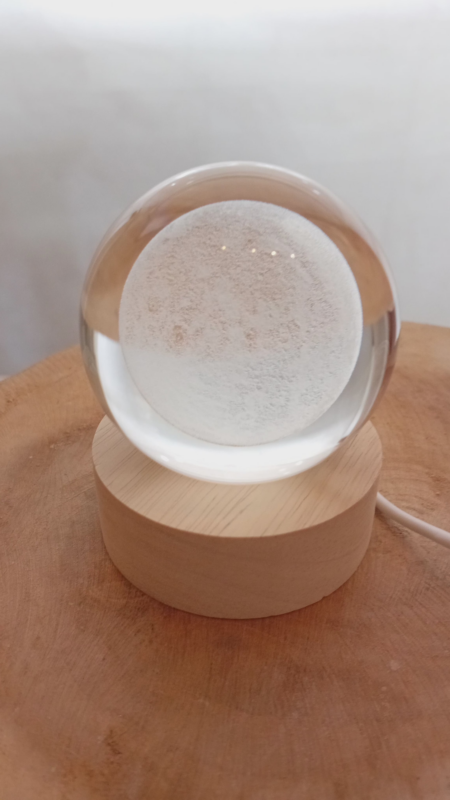 Lámpara de Luna – Luz que Abraza