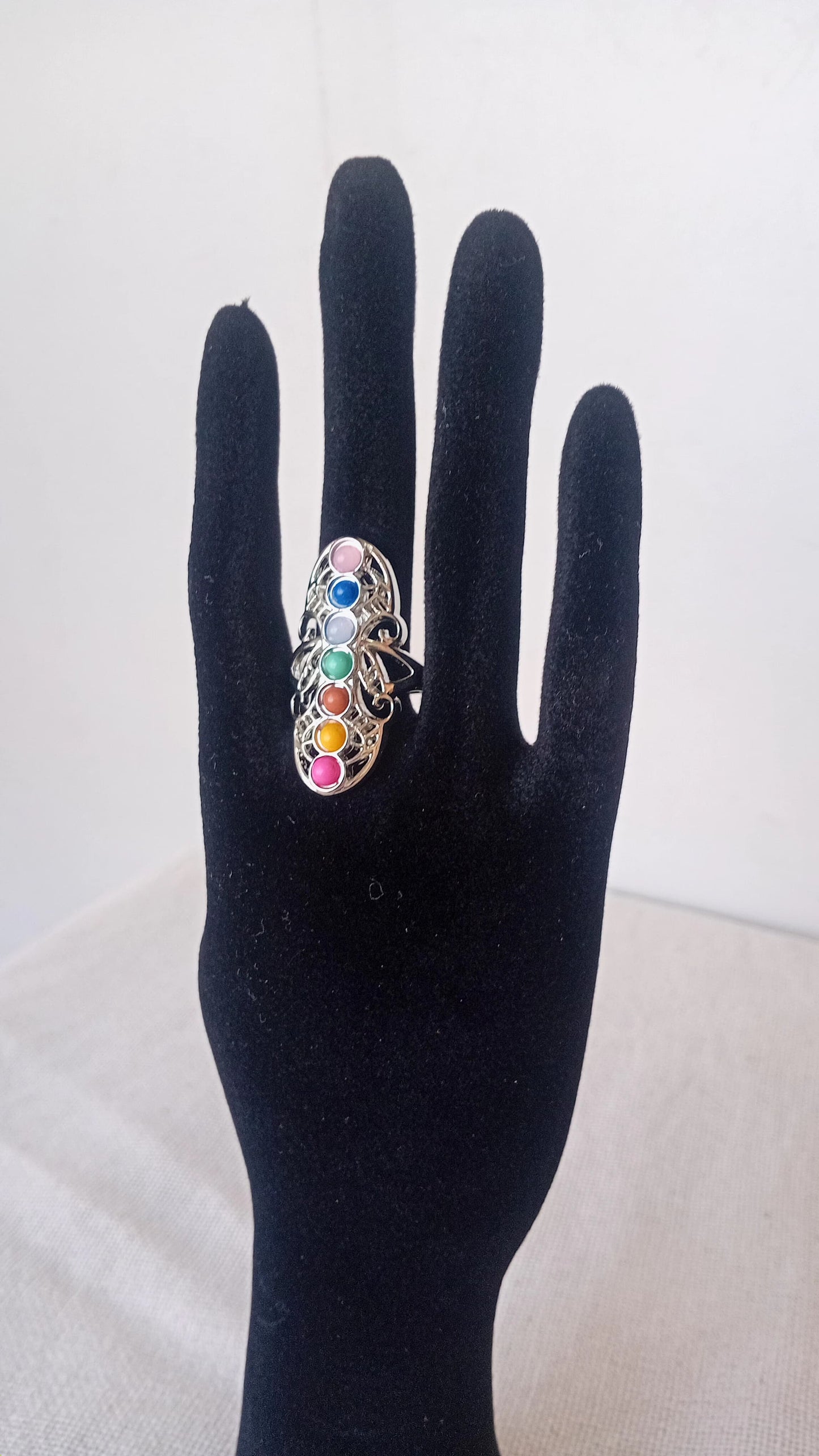 Anillo 7 Chakras – Energía en Movimiento, Belleza en Equilibrio
