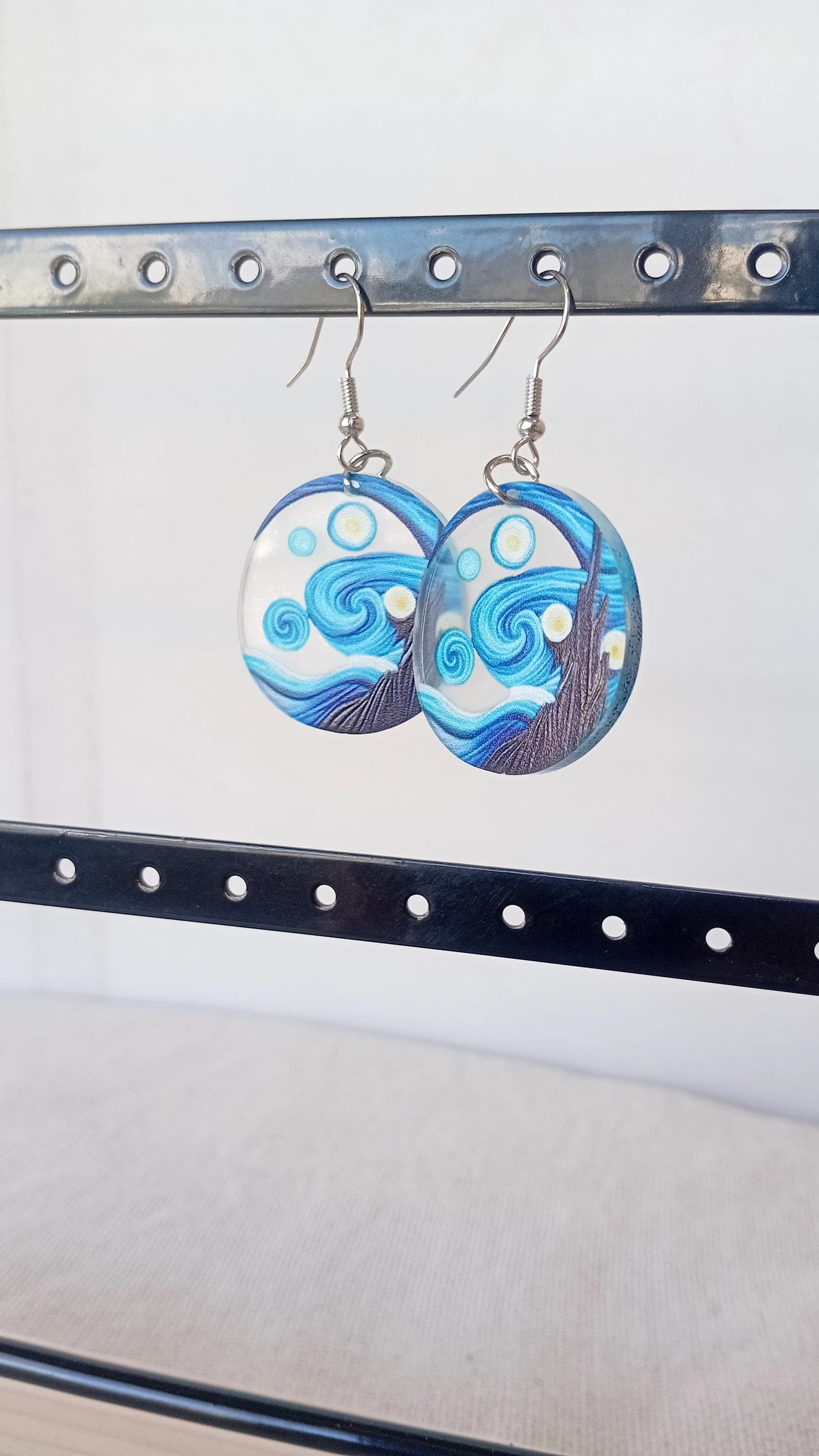 Aretes “Noche Estrellada” – Magia Celeste en Cada Detalle