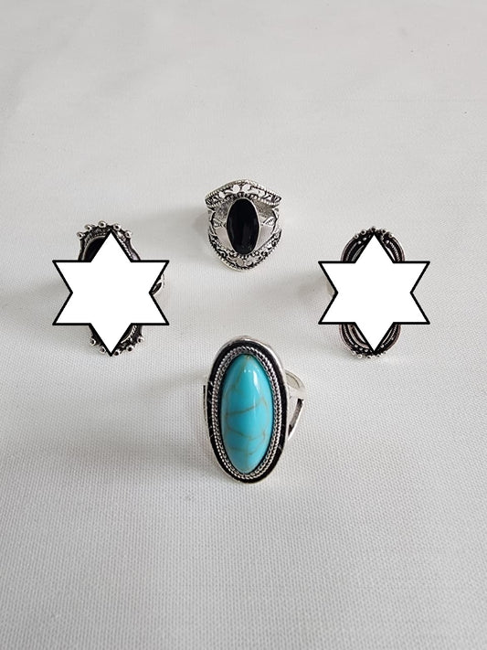 Colección de Anillos Místicos Boho Grandes