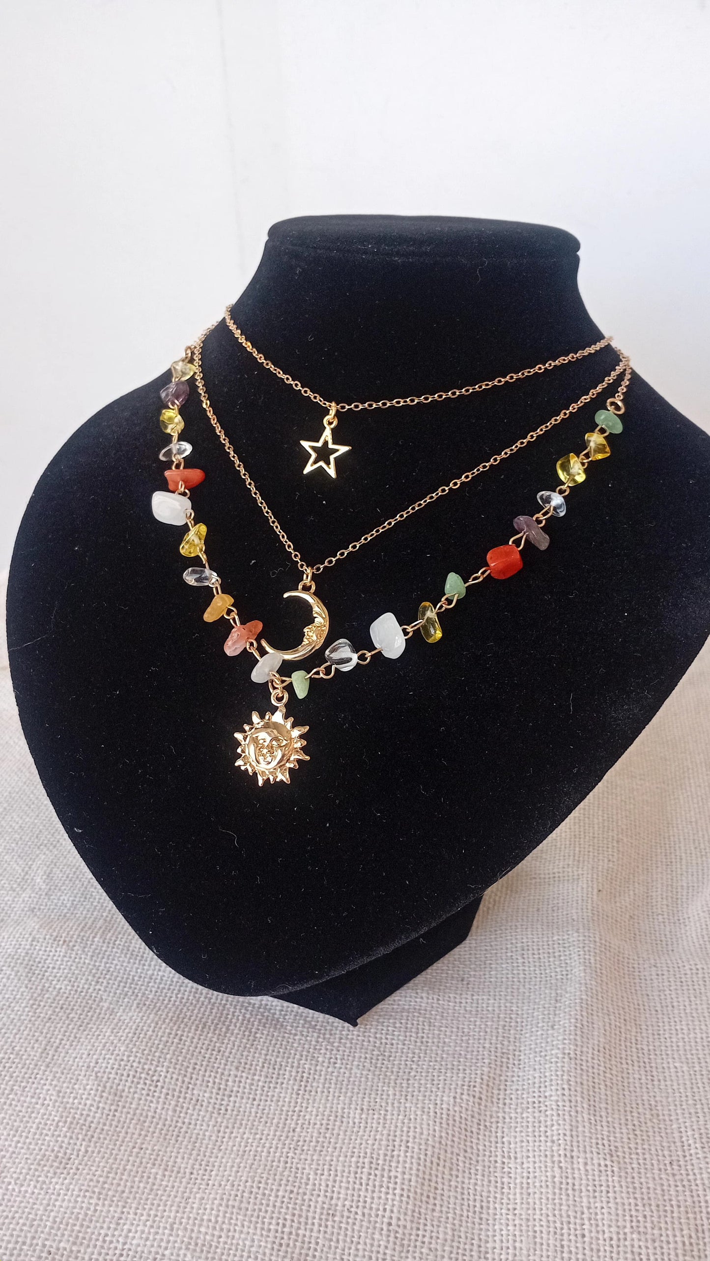 🌞🌙✨ Collar Alquimia Solar