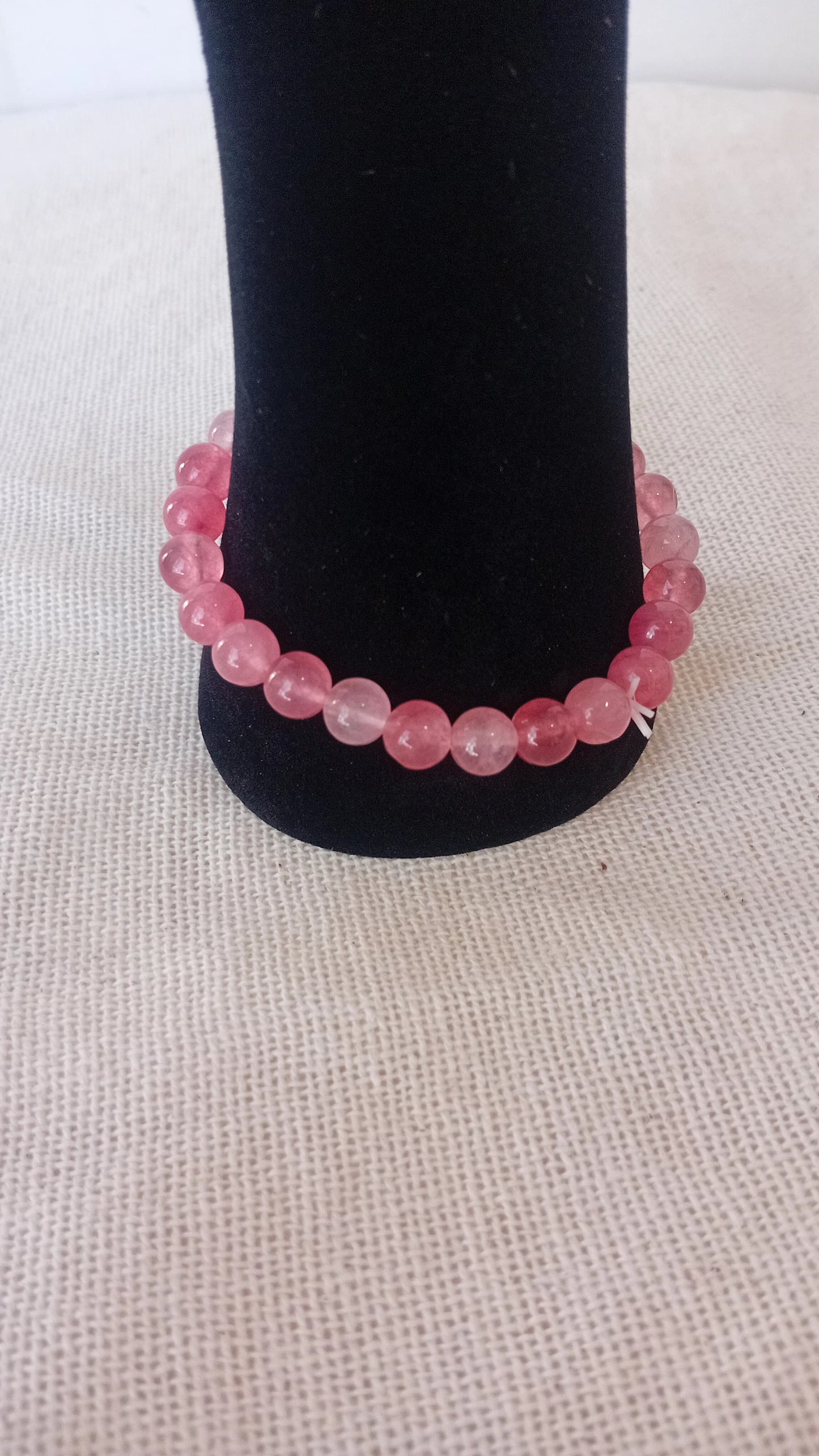 Pulsera de Cuarzo Rosa – Amor que Vibra