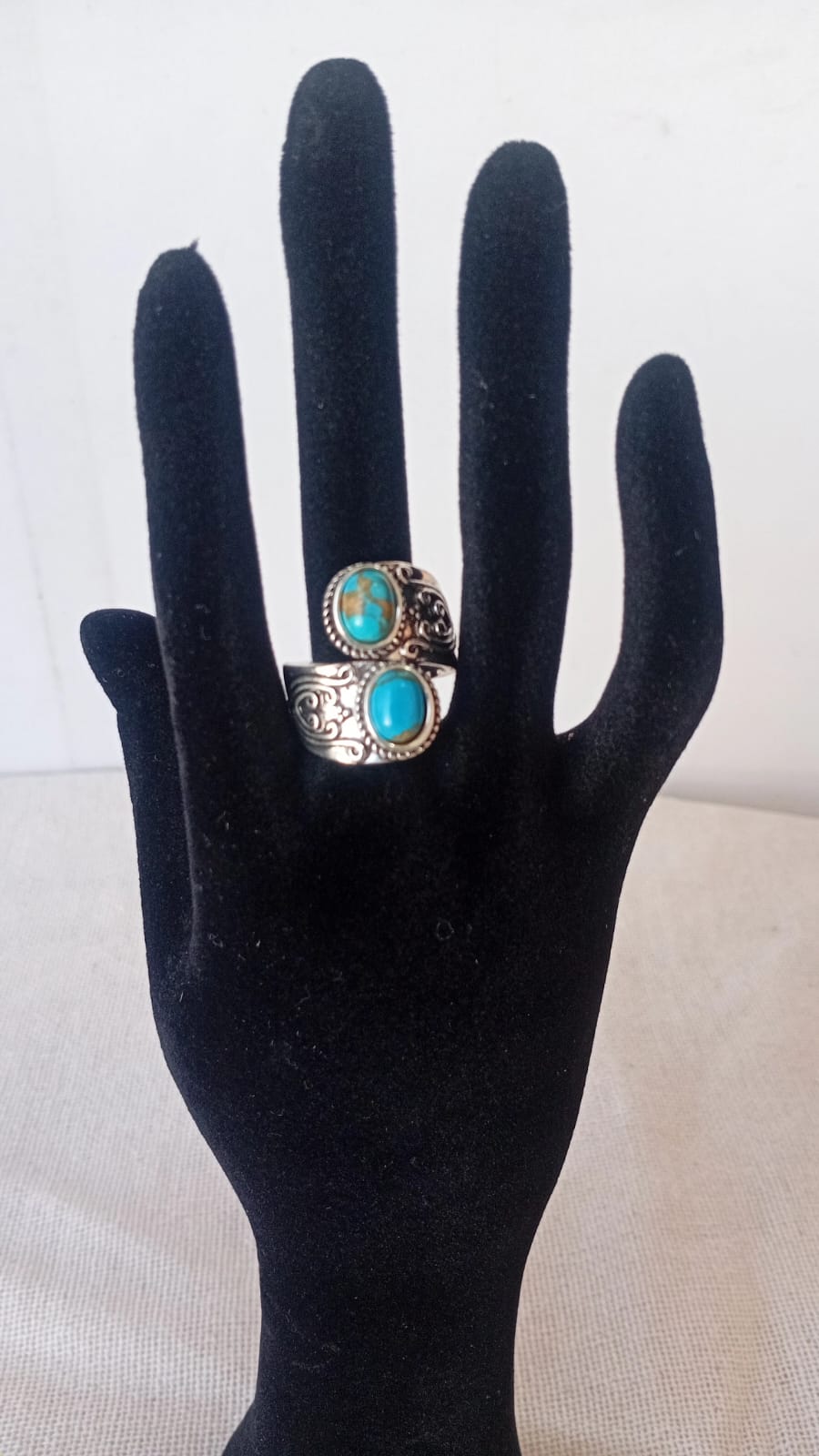 ✨ Anillo Turquesa Doble Energía ✨