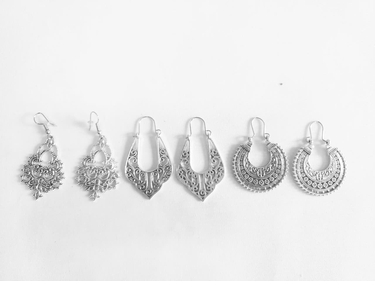 Set de Aretes “Guardianas del Estilo” – Platería Boho con Espíritu Tribal