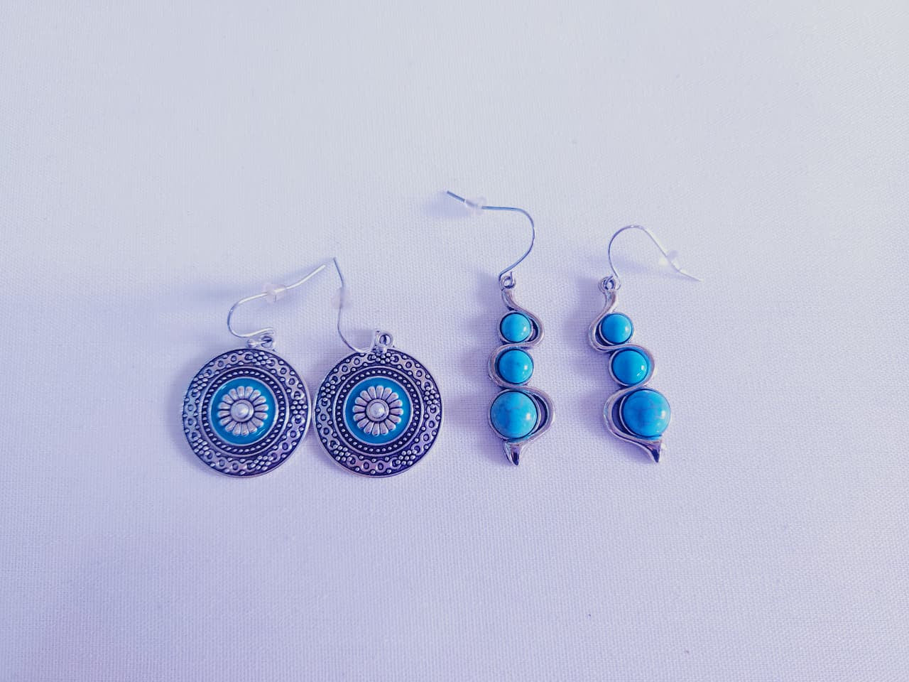 Aretes Étnicos Turquesa – Belleza Sagrada en Dos Estilos