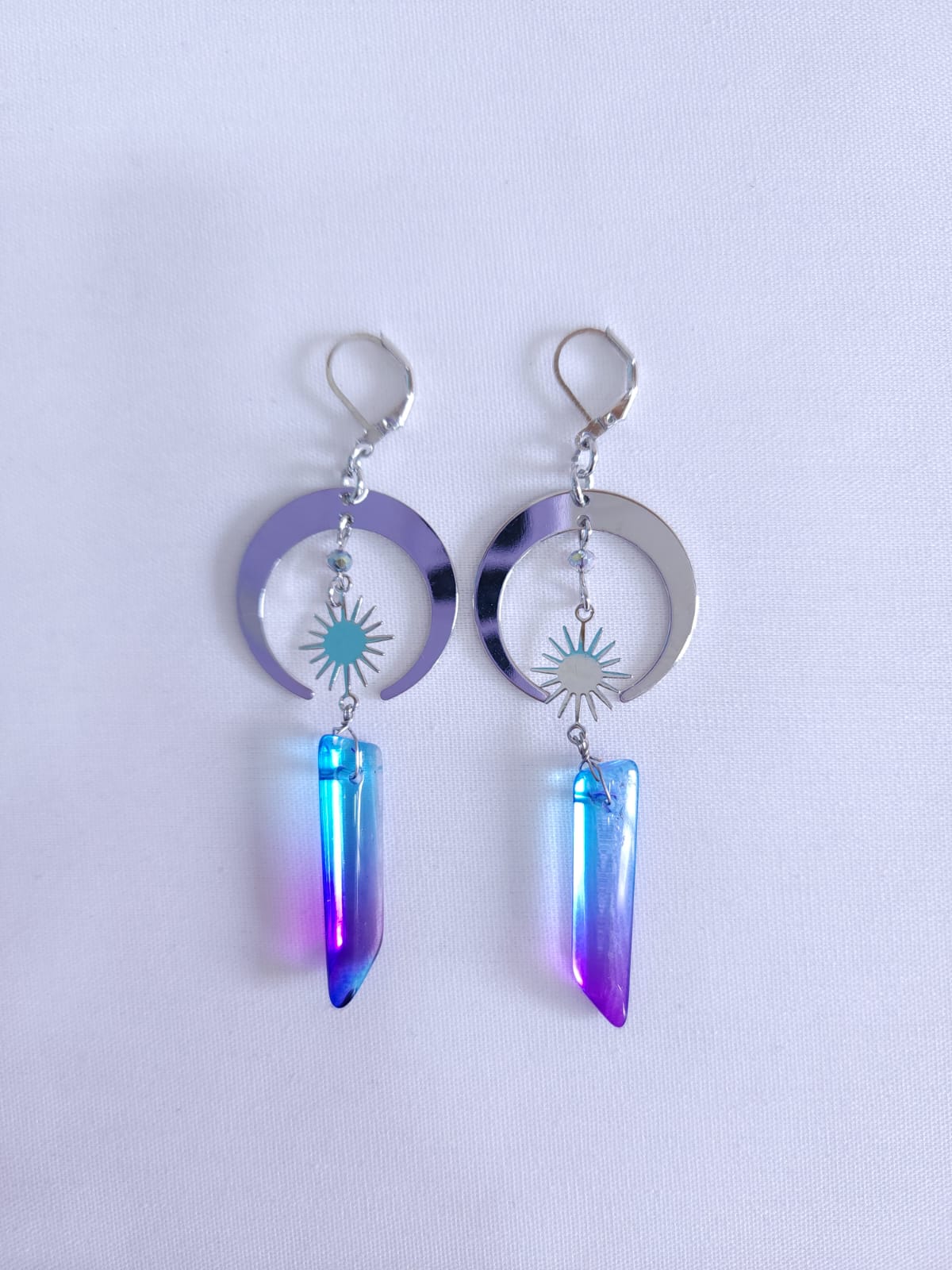 Aretes Luna y Prisma Celestial ✨