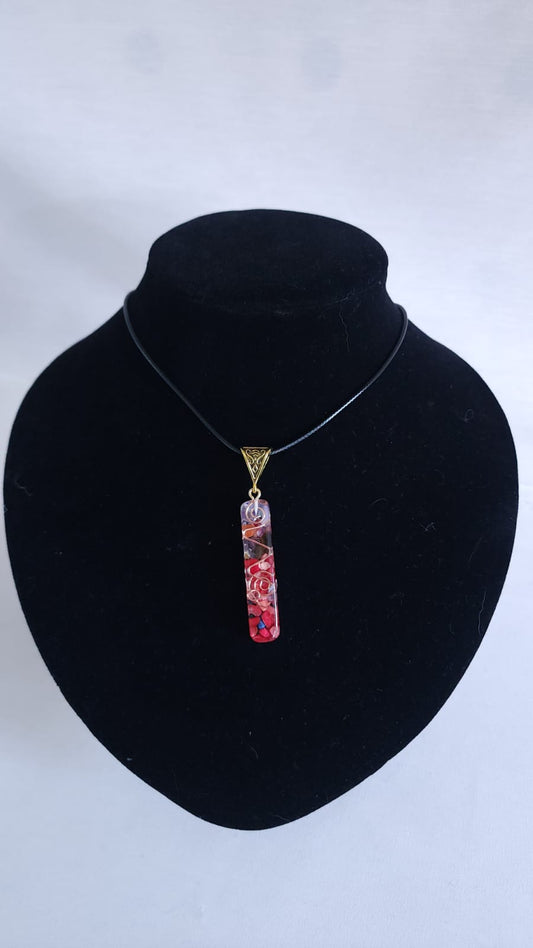 🌈 Collar Barra 7 Chakras con Piedras Naturales