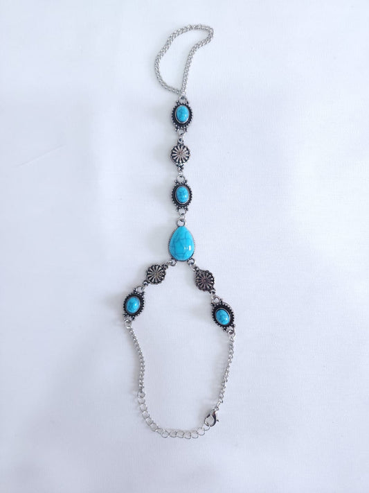 Pulsera y Anillo Turquesa: Conexión de mano y alma