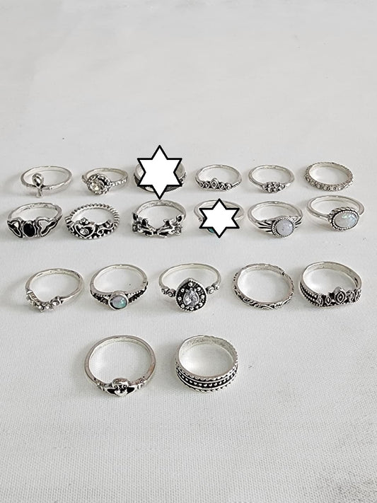 Colección de Anillos Místicos Boho Pequeños