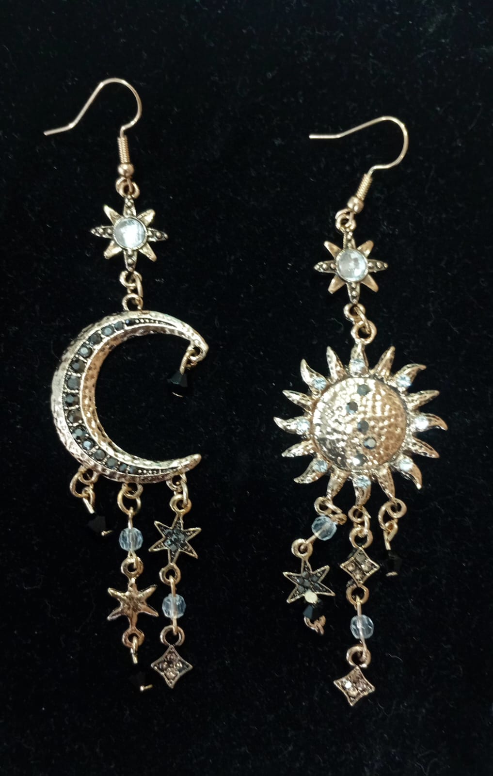 ☀️🌙 Aretes Sol y Luna
